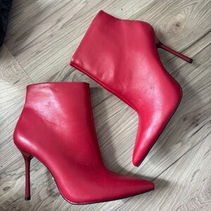 Red Heeled Zara Boots